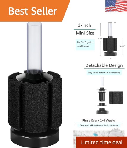Sponge filter with filtration - with,